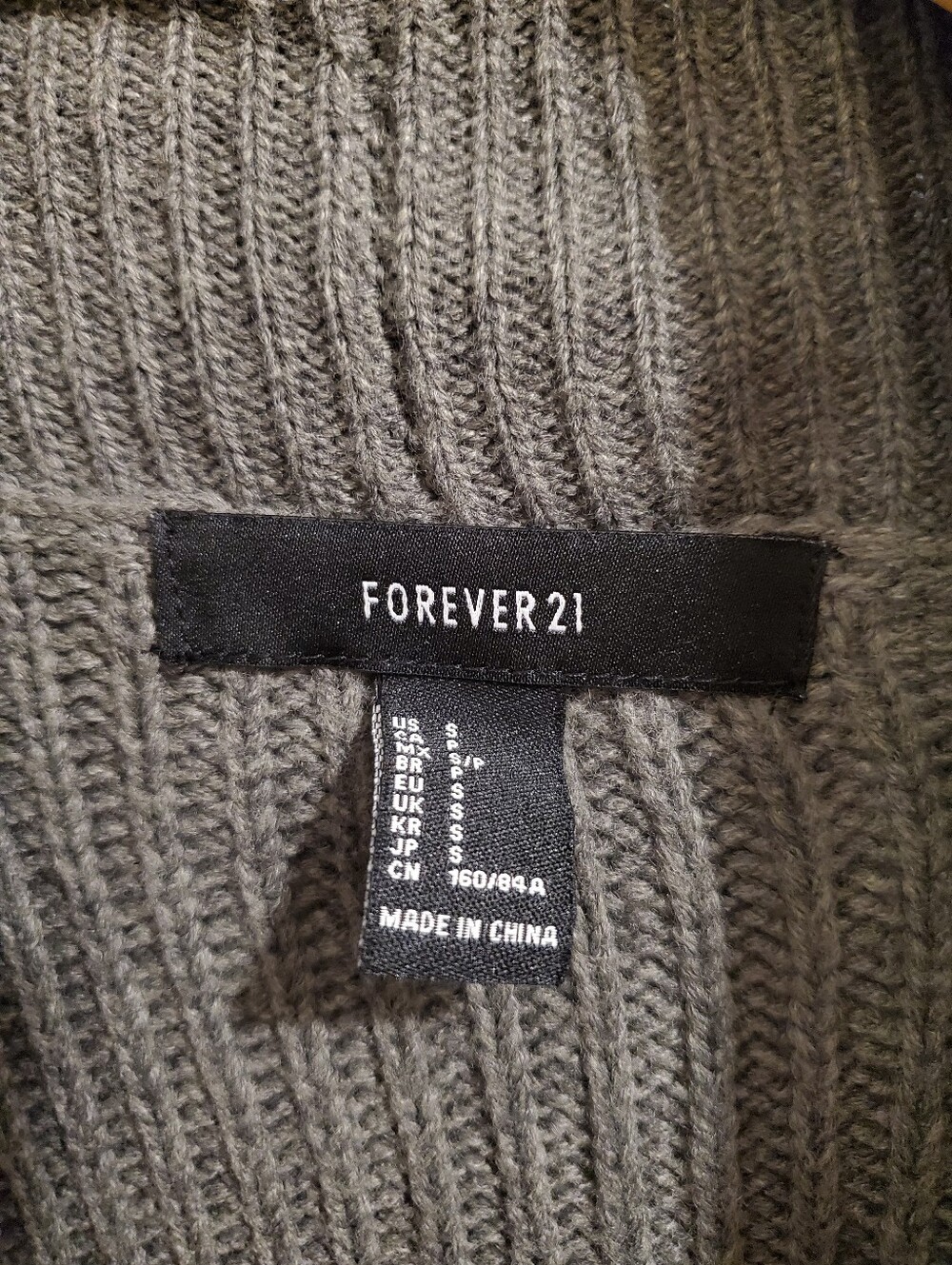 Forever21 Ribbed Knit Cardigan - Picture 3 of 4